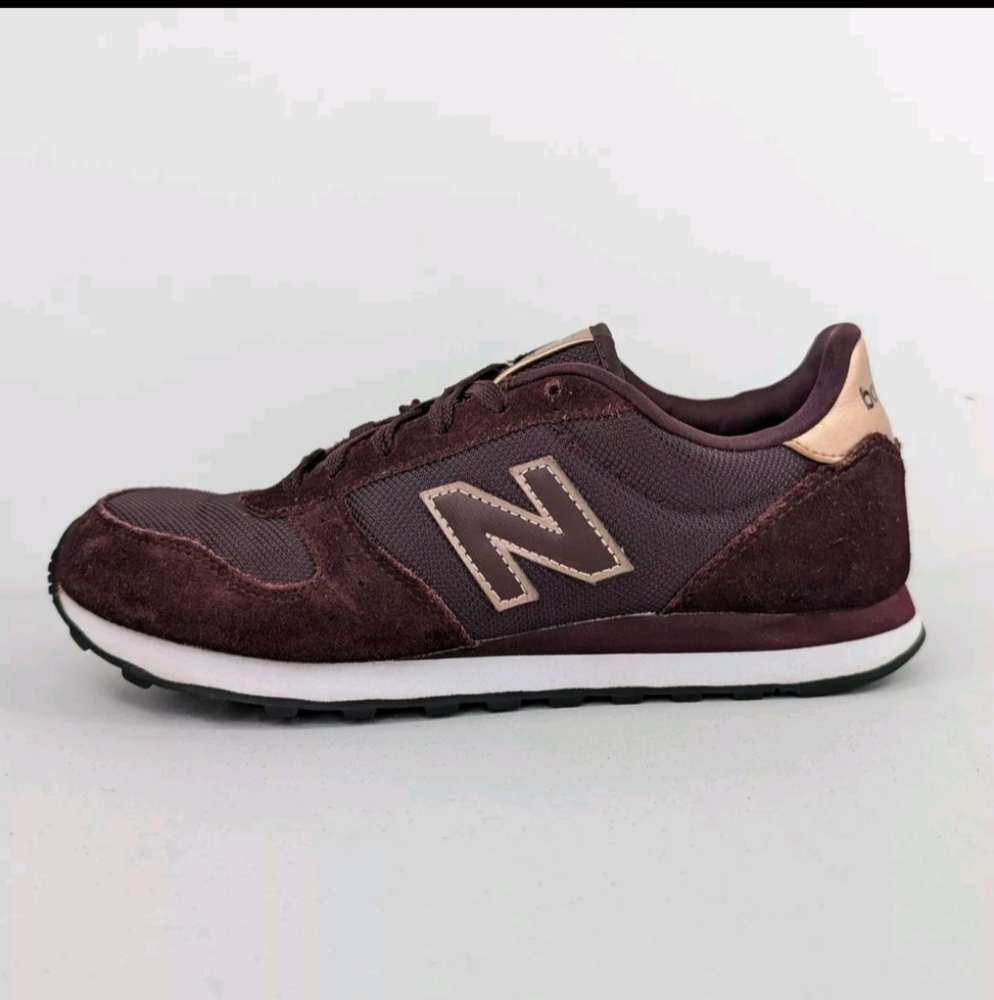New Balance 311 Casual Shoes Women's Size 8 Burgundy Leather Sneakers WL311AAM